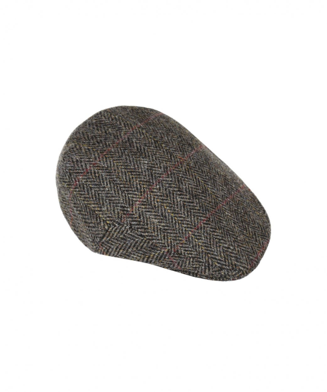 Klassieke Cap | Donker Beige Grijs Herringbone