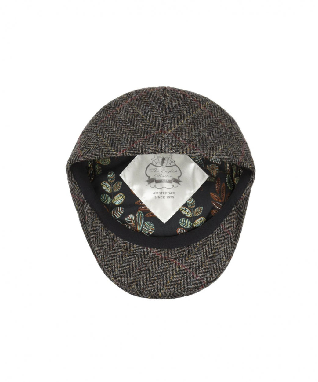 Klassieke Cap | Donker Beige Grijs Herringbone