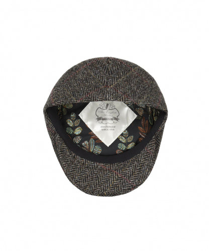 Klassieke Cap | Donker Beige Grijs Herringbone