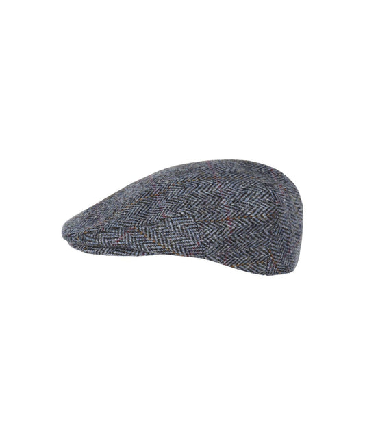 Klassieke Cap | Blauw Ruit Herringbone