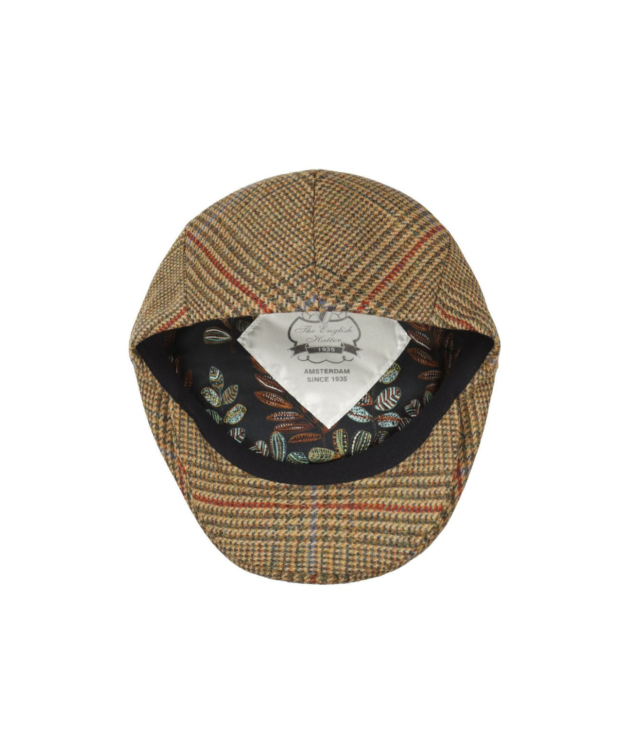 Klassieke Cap | Bruin Beige Ruit Fijn