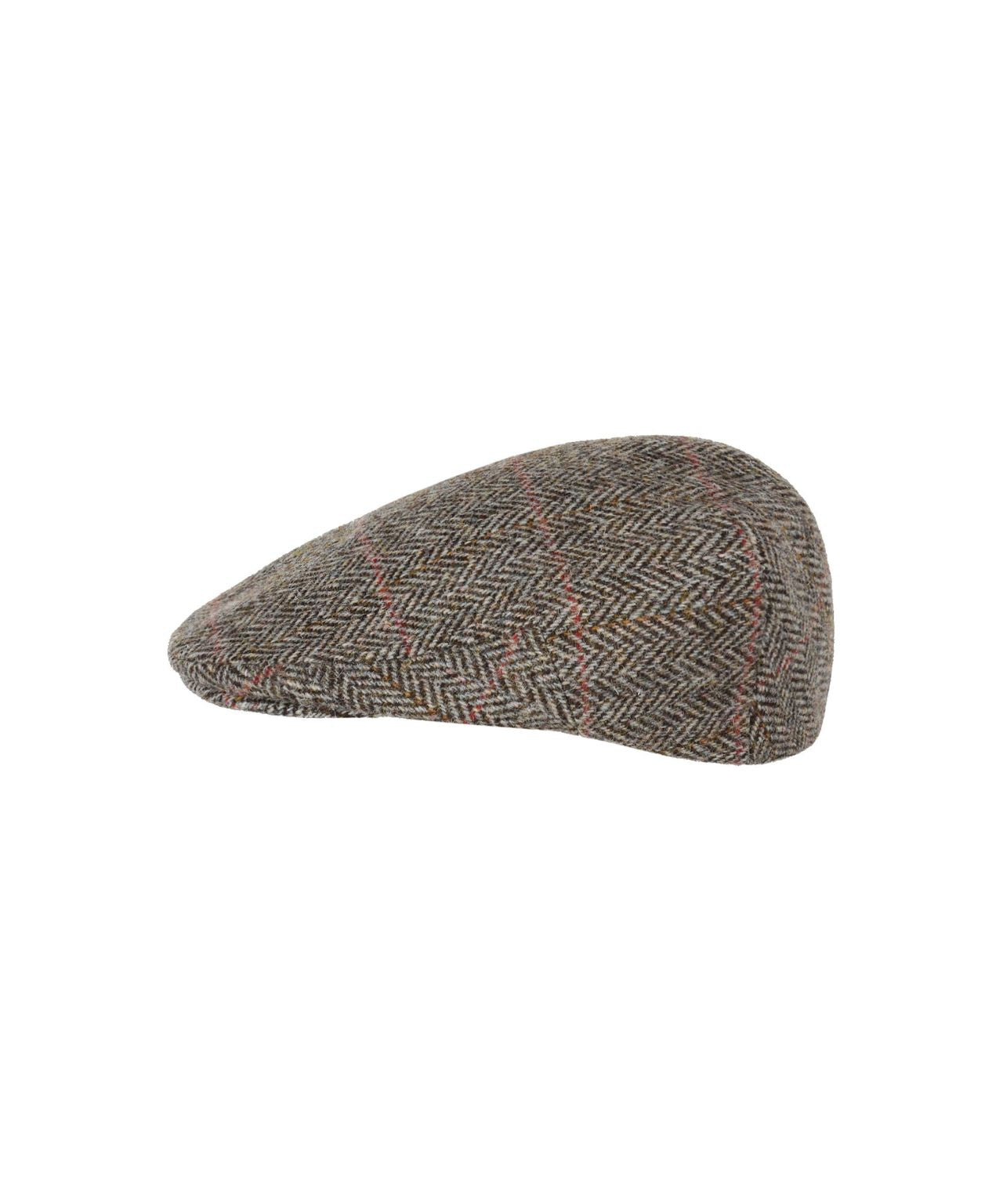 Klassieke Cap | Beige Bruin Herringbone