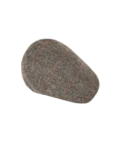 Klassieke Cap | Beige Bruin Herringbone