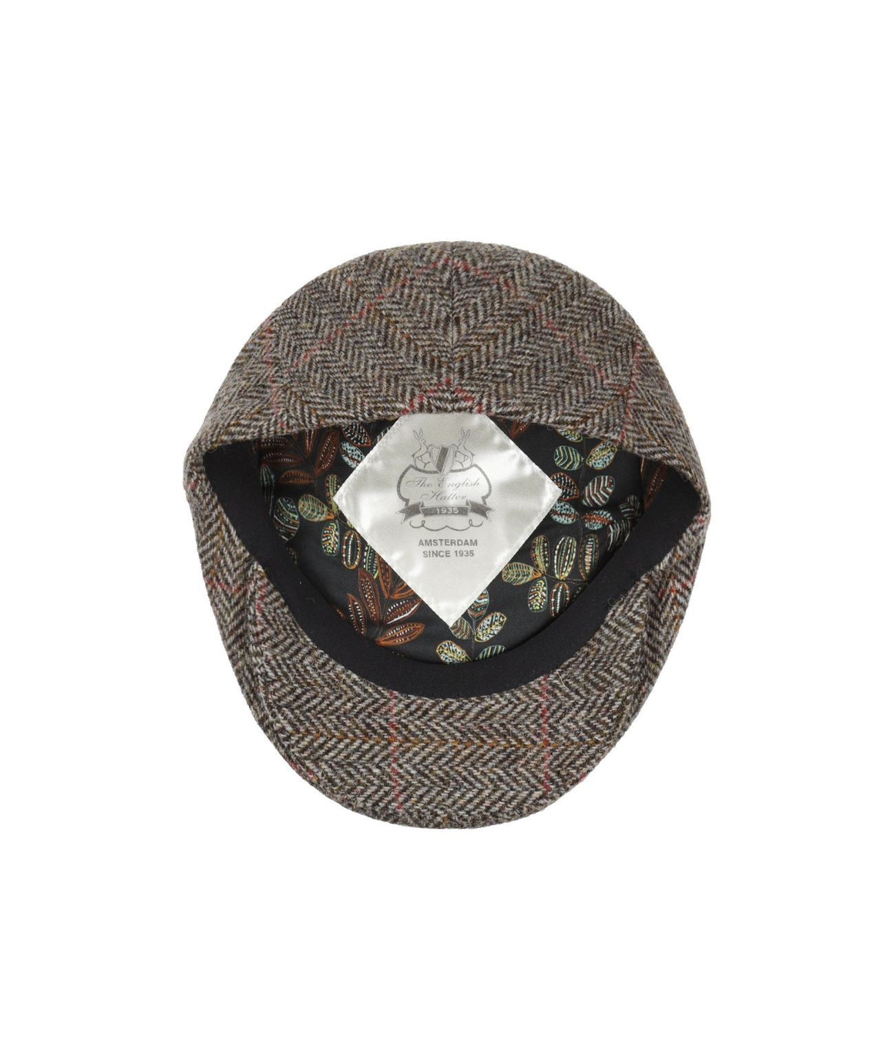 Klassieke Cap | Beige Bruin Herringbone