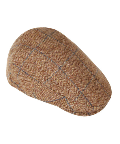 Klassieke Cap | Camel Herringbone Overcheck