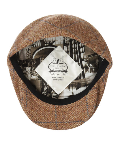Klassieke Cap | Camel Herringbone Overcheck
