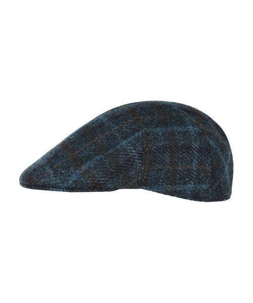 Jockey Tweed Cap | Blauw