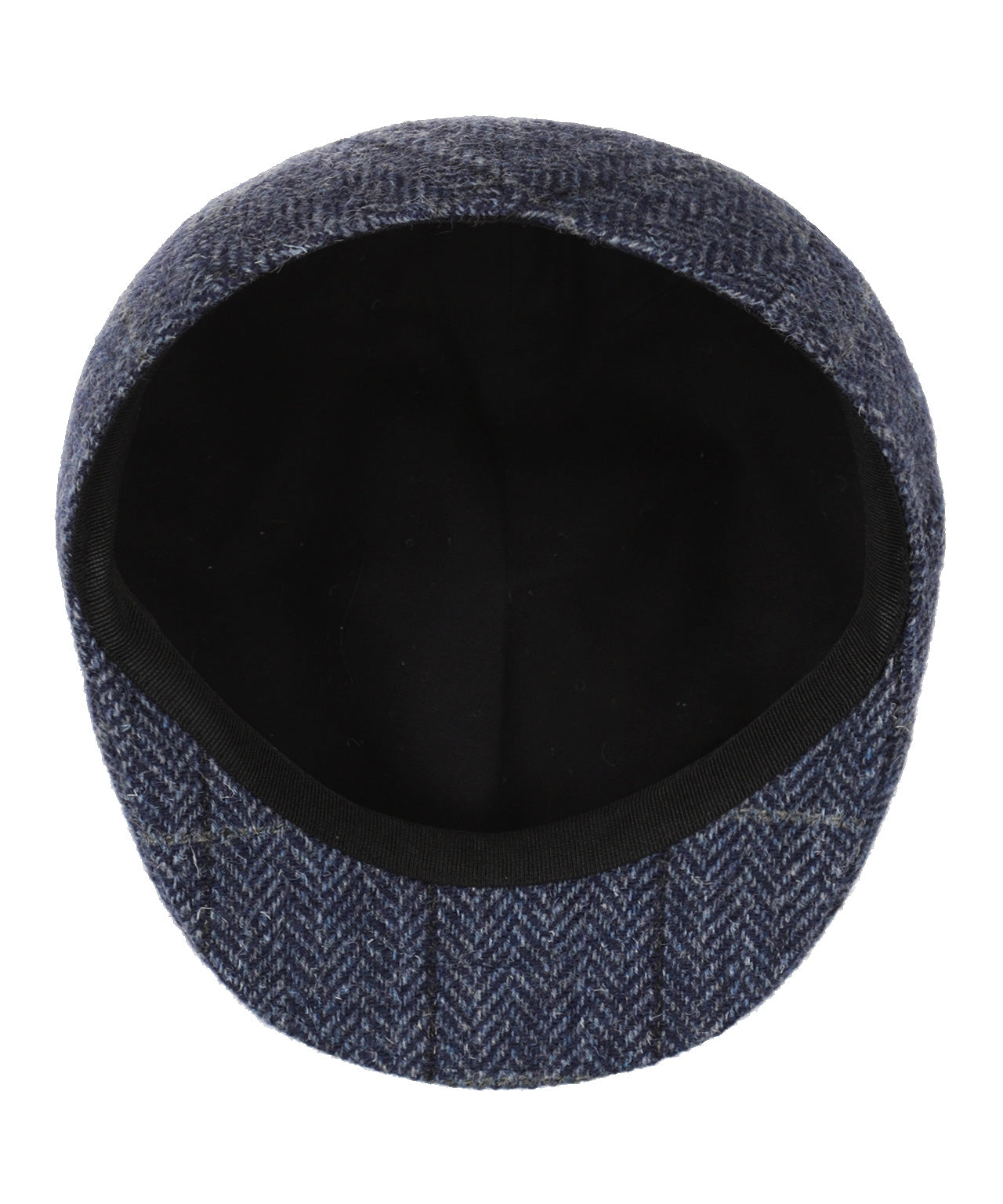 Jockey Tweed Cap | Navy Herringbone