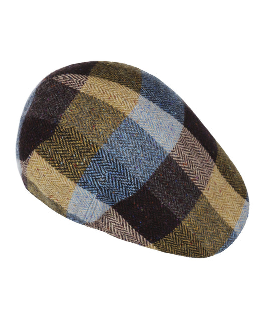 Jockey Tweed Cap | Multi Patchwork