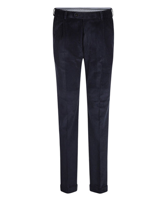 Corduroy Pantalon Brede Rib | Navy