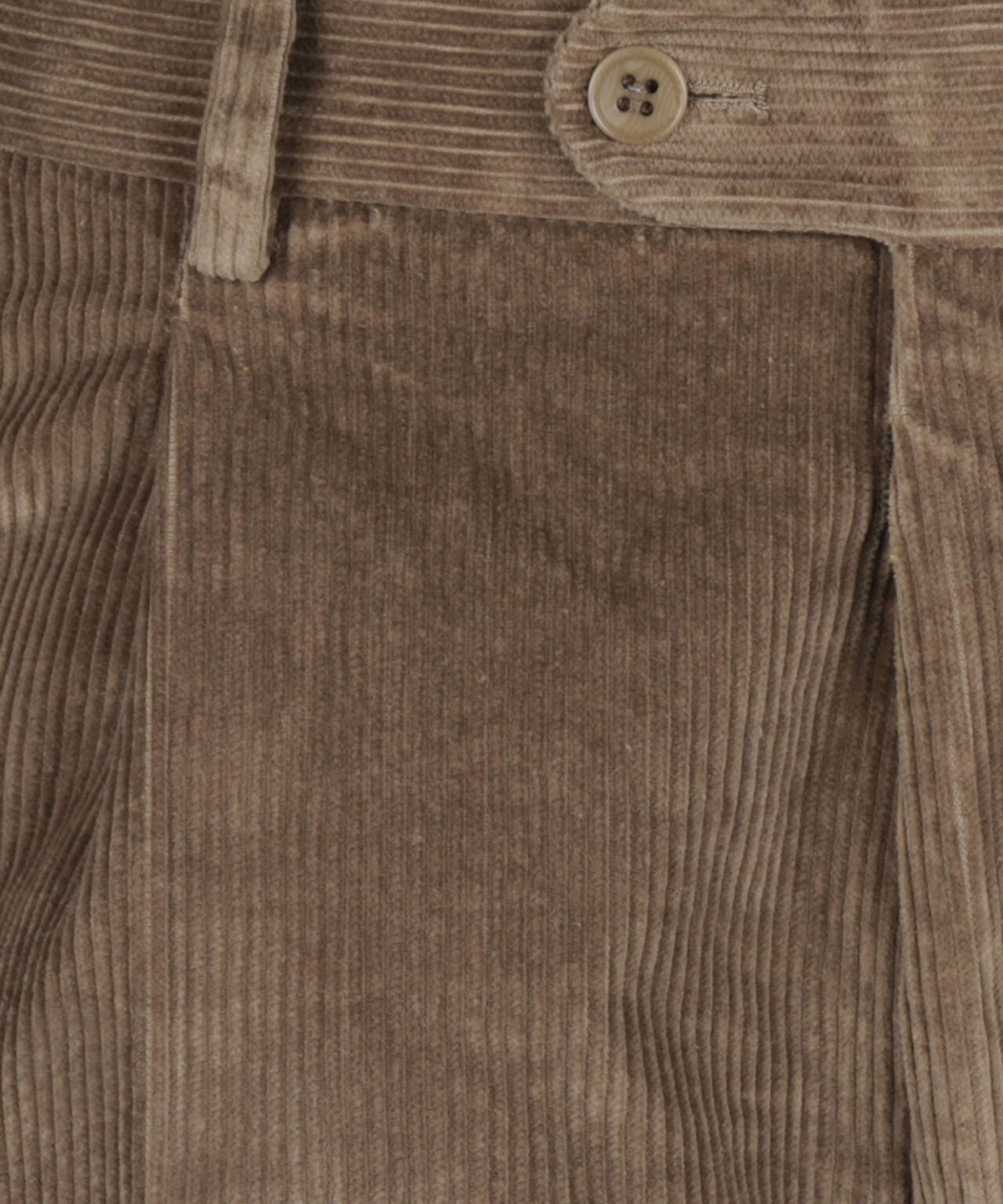 Corduroy Pants Wide Rib | Brown