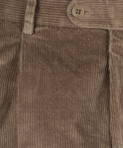 Corduroy Pants Wide Rib | Brown