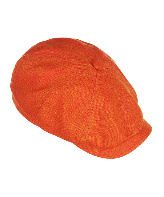 Hatteras Linnen Herringbone | Orange Melange