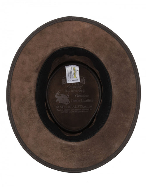 Hoed Leer Foldaway Oiled | Bruin