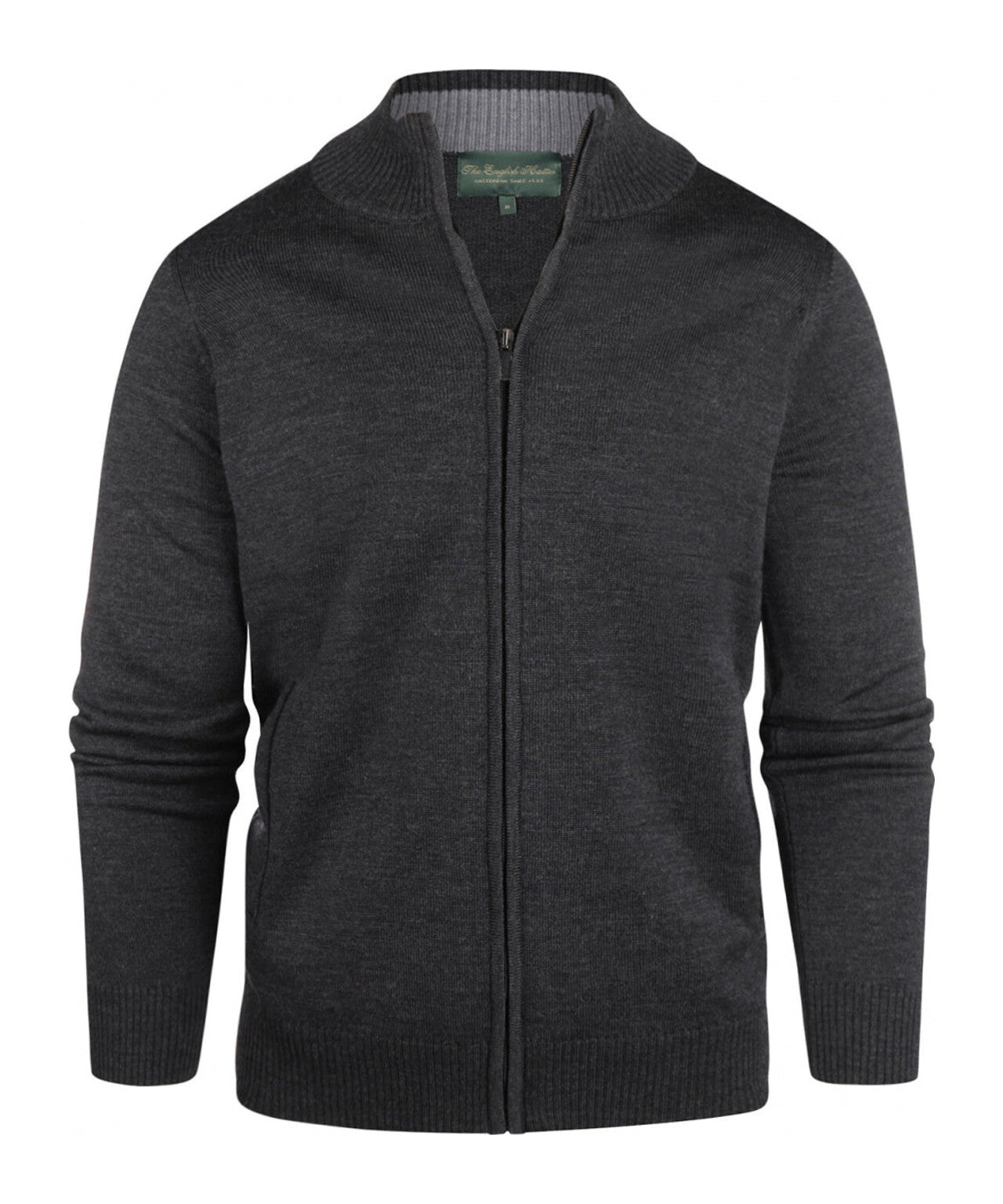 Merino Zip Vest | Anthracite Grey
