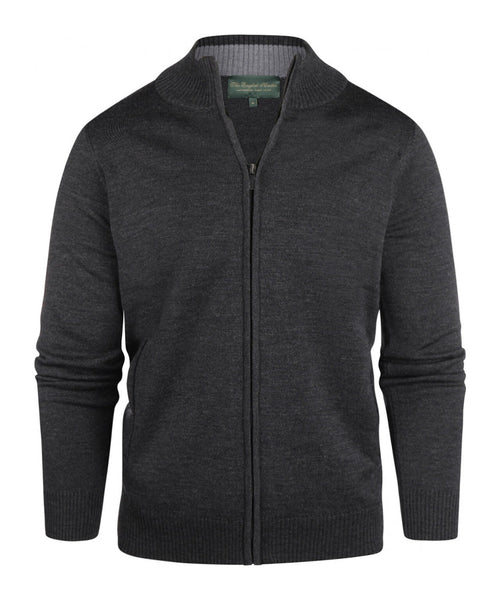 Merino Ritsvest | Antraciet Grijs