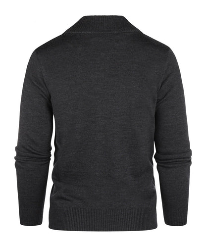 Merino Zip Vest | Anthracite Grey