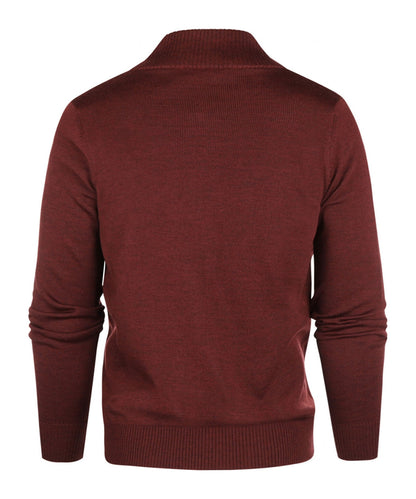 Merino Zip Vest | Red