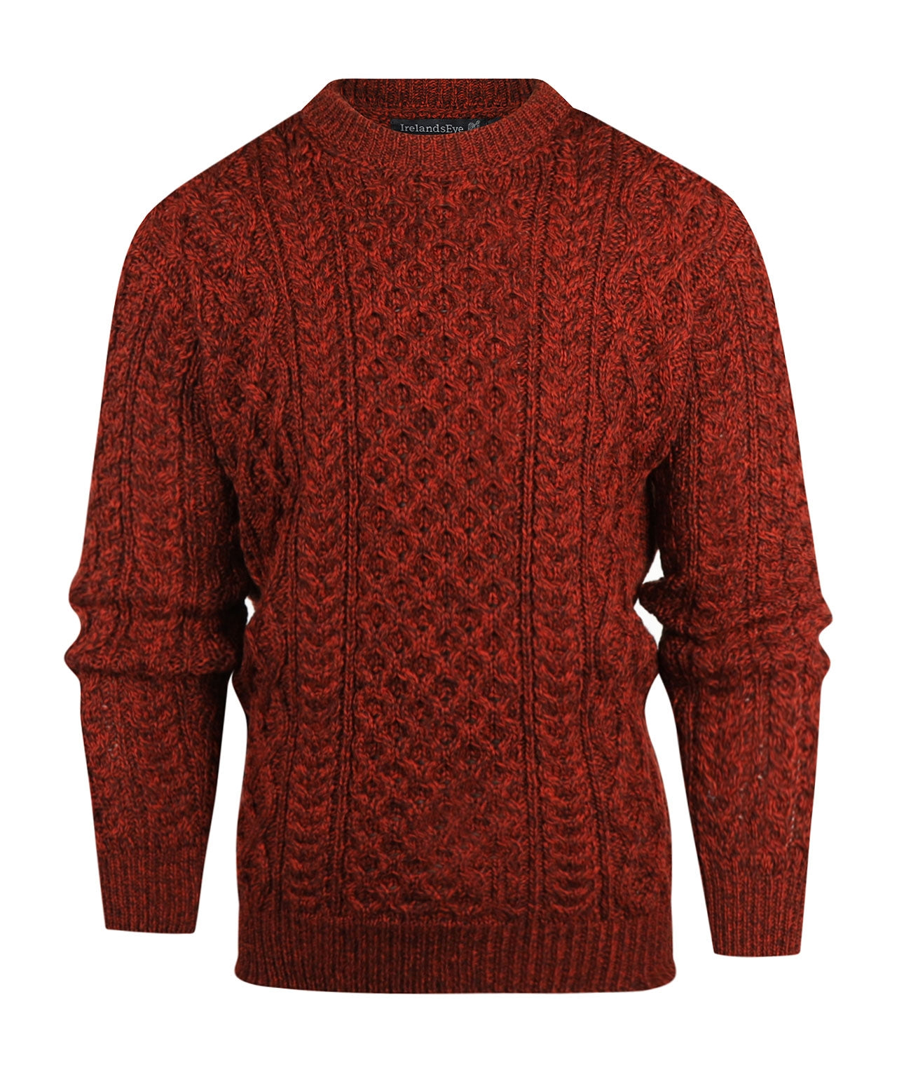 Aran Ronde Hals pullover | Sabble Marl