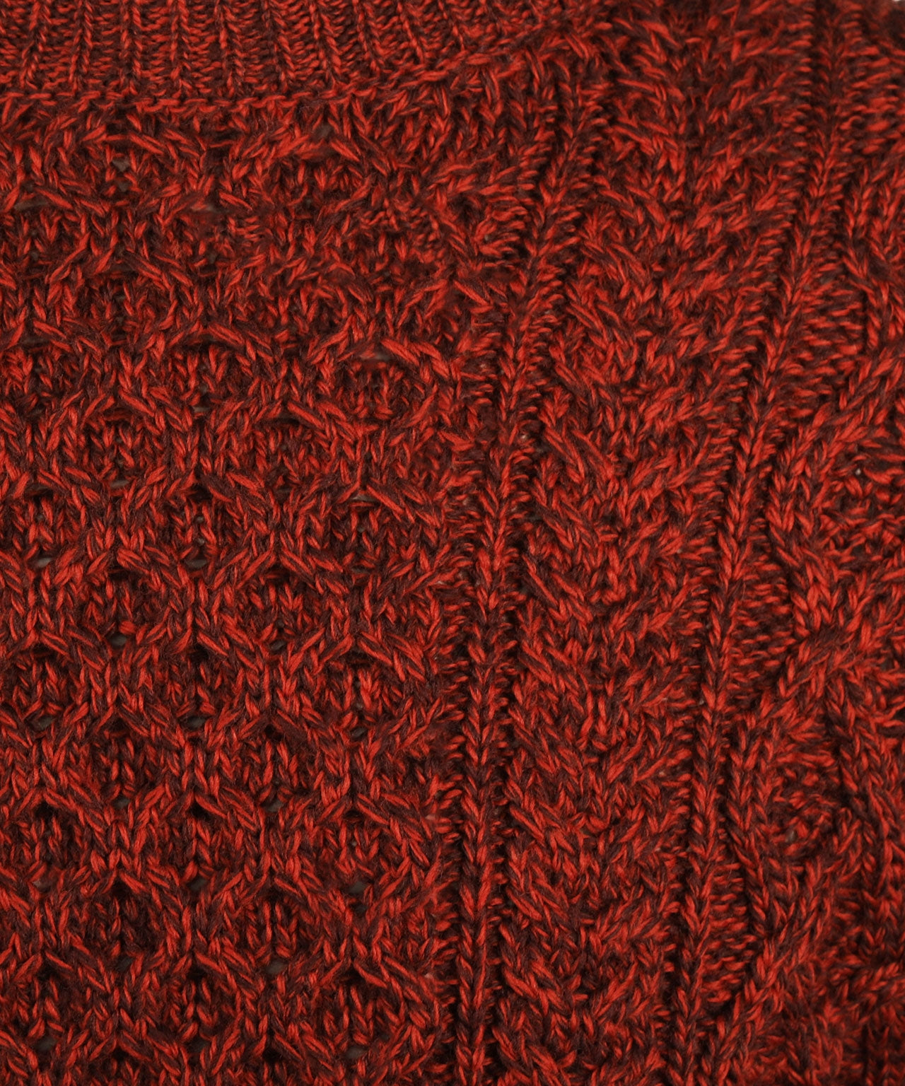 Aran Ronde Hals pullover | Sabble Marl