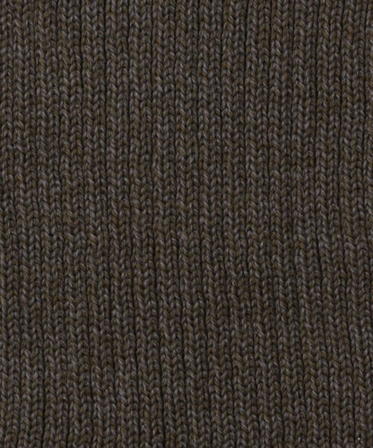 Ribbed merino scarf | Green