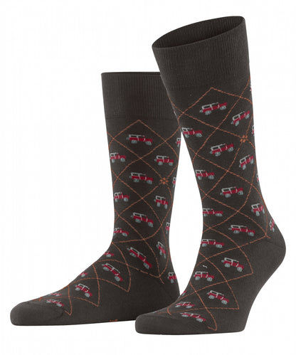 Burlington Auto Herrensocken | Braun