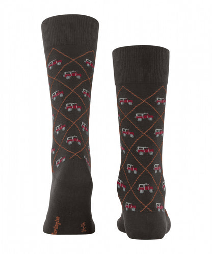 Burlington Auto Herrensocken | Braun