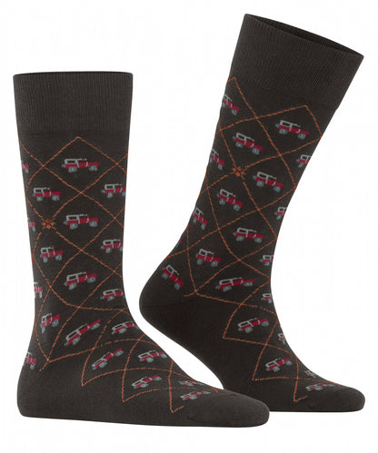 Burlington Auto Herrensocken | Braun