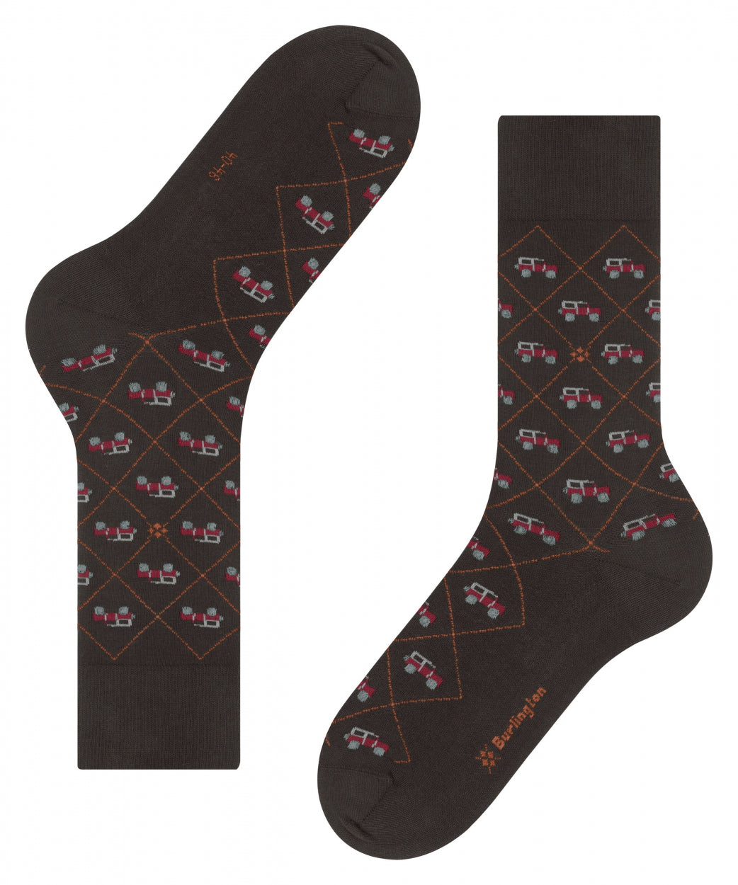 Burlington Auto Herrensocken | Braun