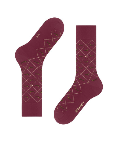 Burlington Dachshund Men's Socks | Red