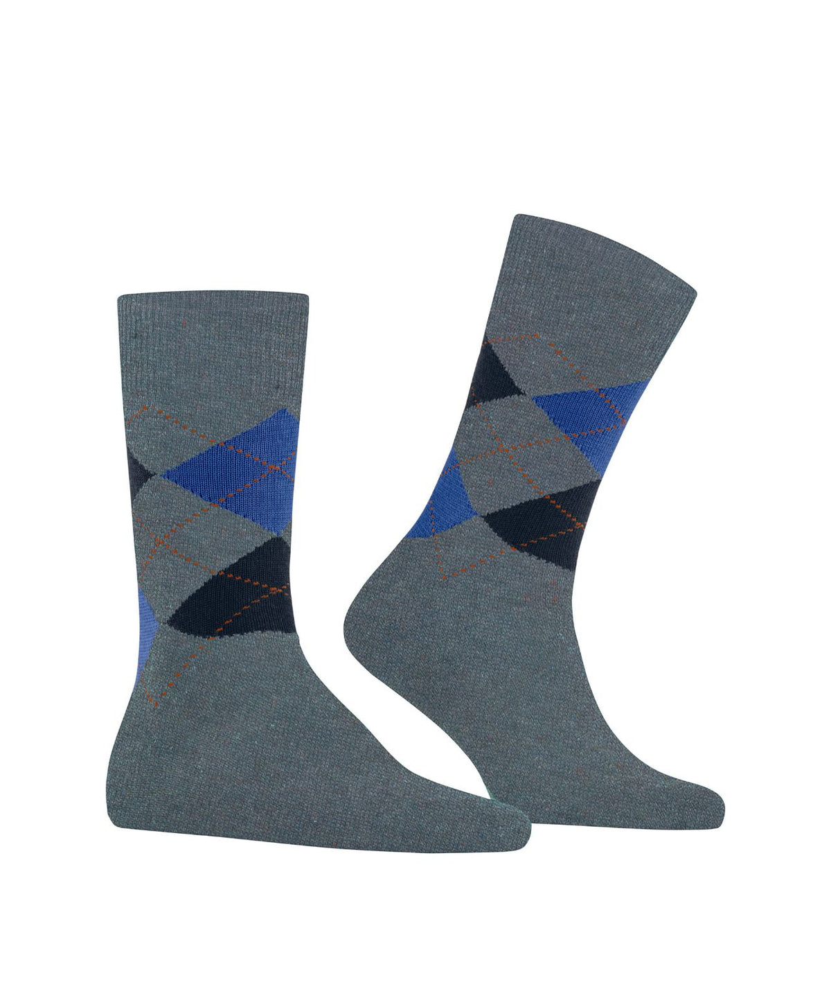 Dundee Sok | Light Jeans Diamond Check