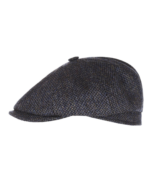 Tweed Ballon Cap | Navy
