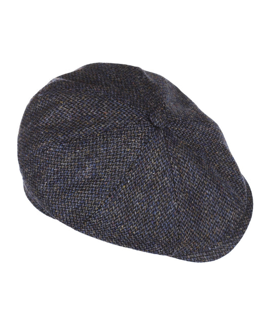 Tweed Ballon Cap | Navy