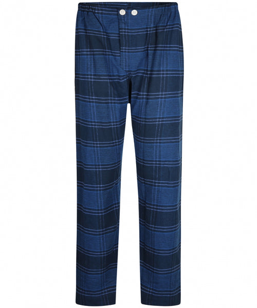 Derek Rose Flannel Pyjama | Blauw