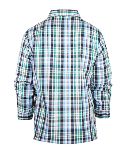 Derek Rose Flanell-Pyjama-Set | Blau