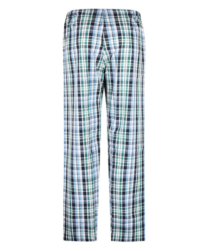 Derek Rose Flanell-Pyjama-Set | Blau