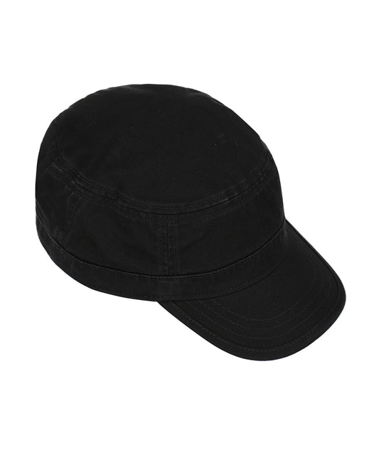 Army-Cap aus Baumwolle | Schwarz