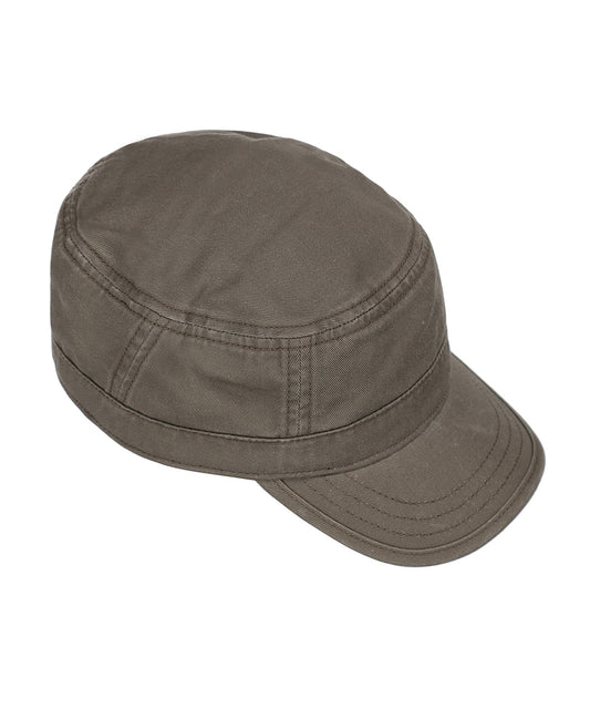 Army-Cap aus Baumwolle | Olivgrün