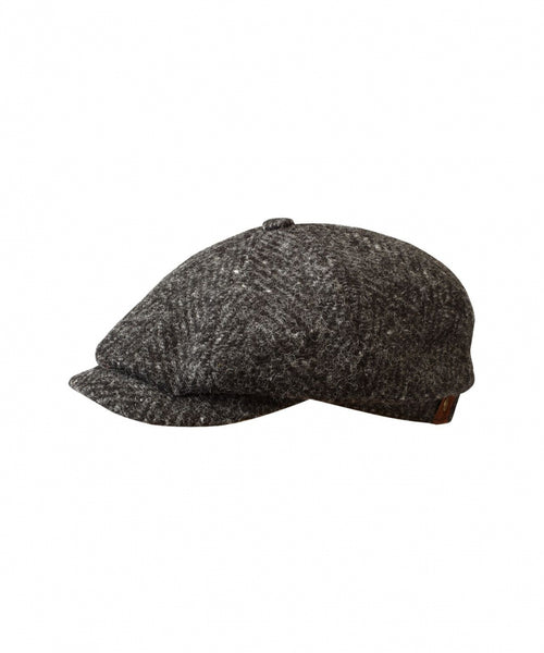 Stetson Hatteras Herringbone WV | Zwart
