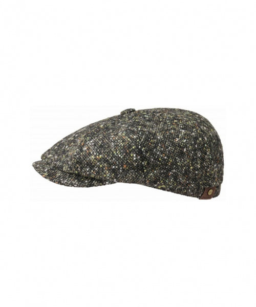 6-Panel Donegal Wool Cap | Black