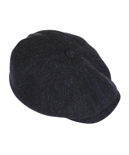 Hatteras Wool Herringbone | Blauw Visgraat
