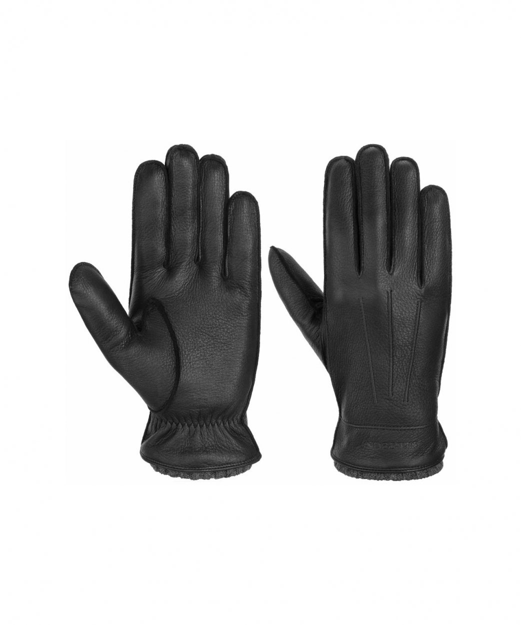 Gloves Deer/Cashmere | Zwart