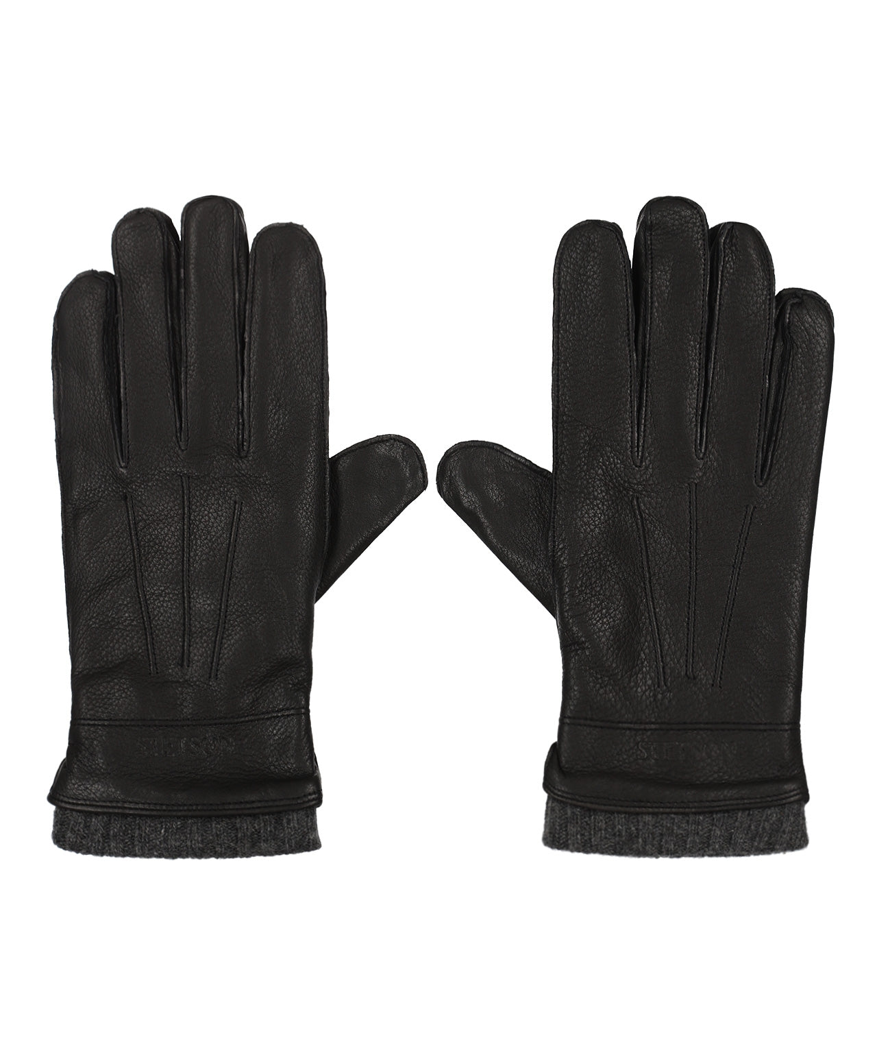 Gloves Deer/Cashmere | Zwart