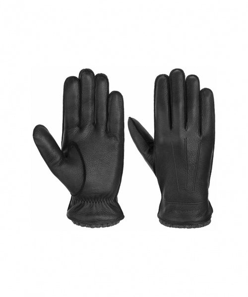 Stetson Handschoenen Deerskin met Cashmere | Zwart