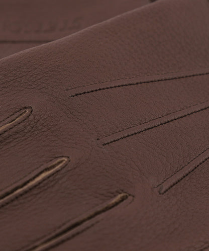 Stetson Gloves Deerskin with Cashmere | Brown
