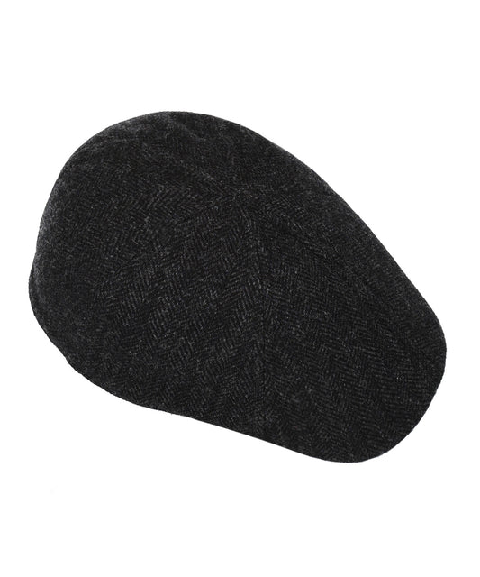 Texas Wool Herringbone | Zwart Herringbone