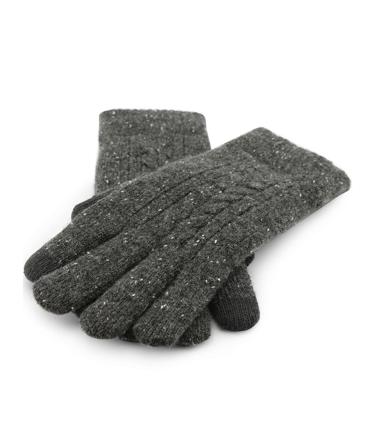 Cable Knit Glove | Grey
