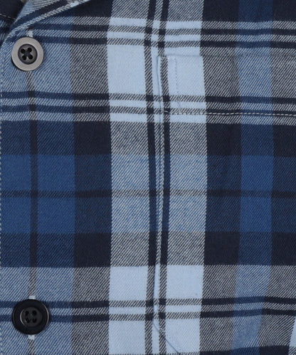 Pyjama Set Flannel | Navy Blue