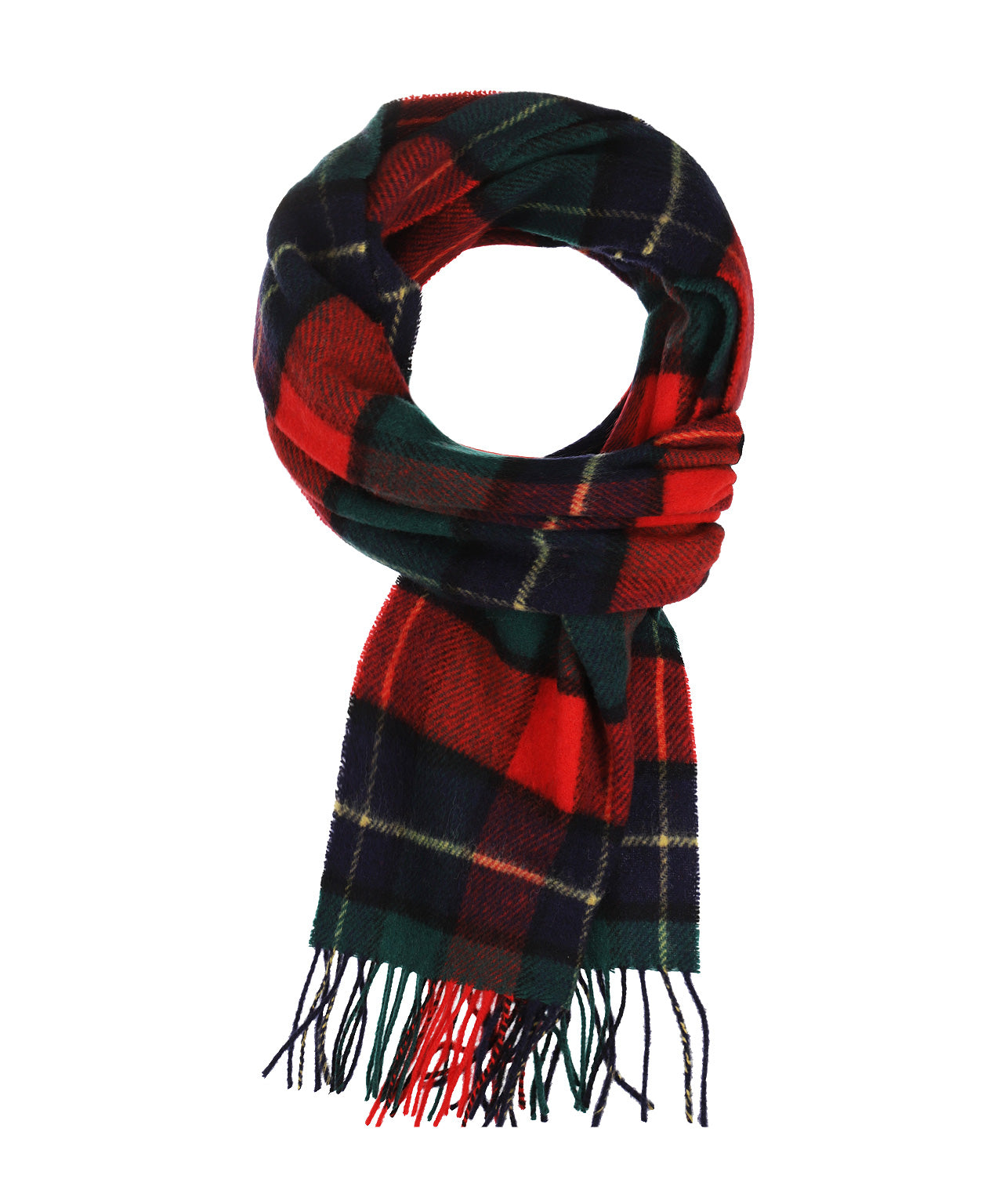Lamswollen Sjaal Ruit | Rood | The English Hatter