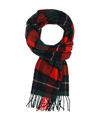 Lambswool Scarf Medium | Red Green Tartan